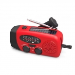 Noodradio met zaklamp en 2000 mAh powerbank