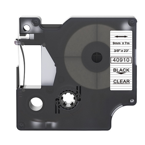 Dymo 40925 kompatible Etikettenband, Gold auf transparent, 9mm x 7m