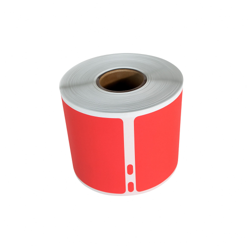 Seiko SLP-SRL kompatible Etiketten Rot, 101 x 54mm, 220 Etiketten